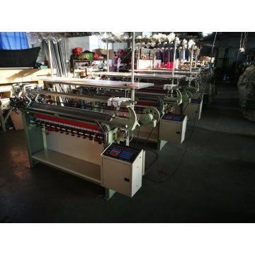 Polo Collar and Cuff Multi Color Strip Knitting Machine